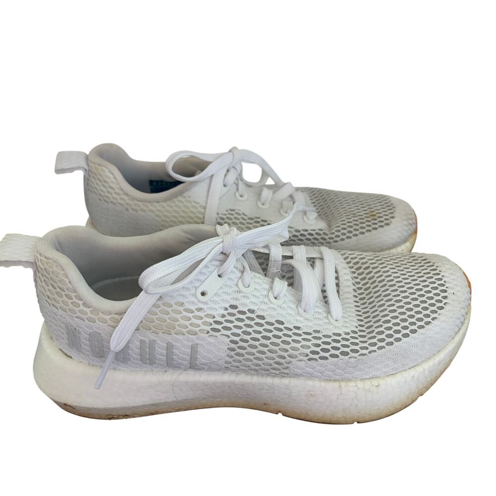 No Bull White Womens Training Shoes Sneakers Size 8.5